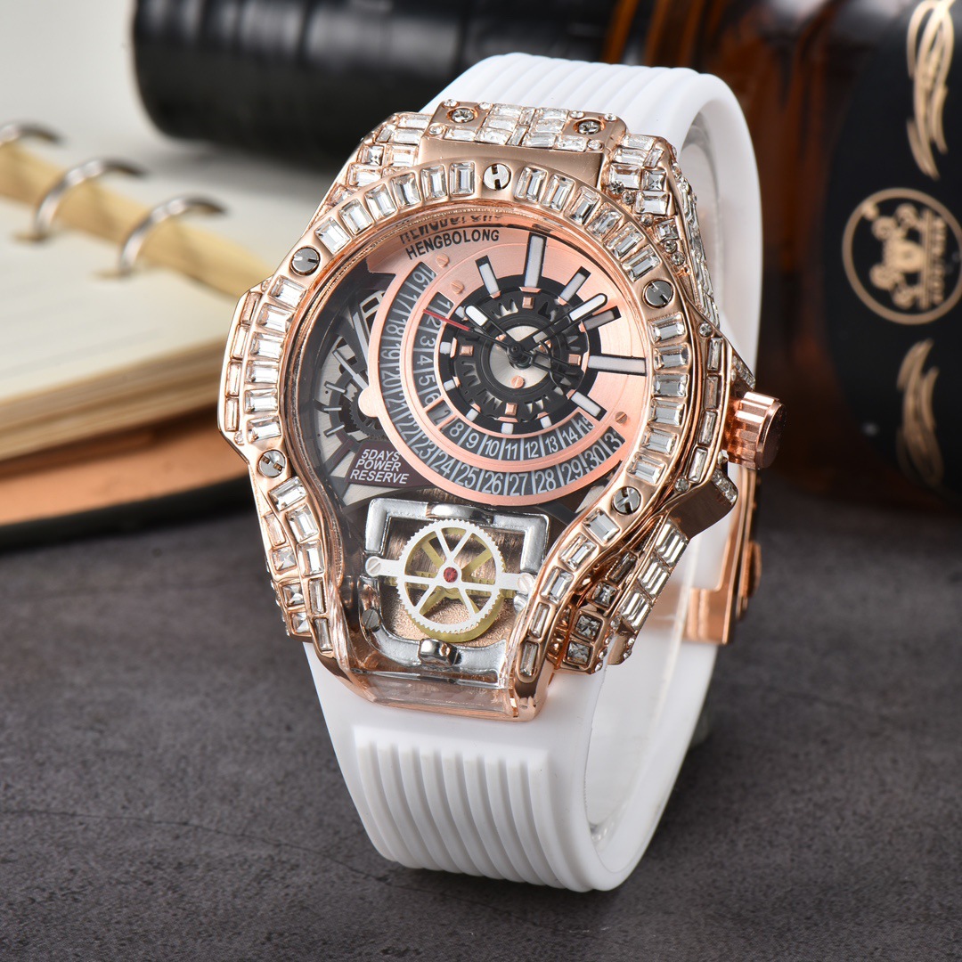 Omega Watch Constellation - Full diamond Case Business Luxury Top