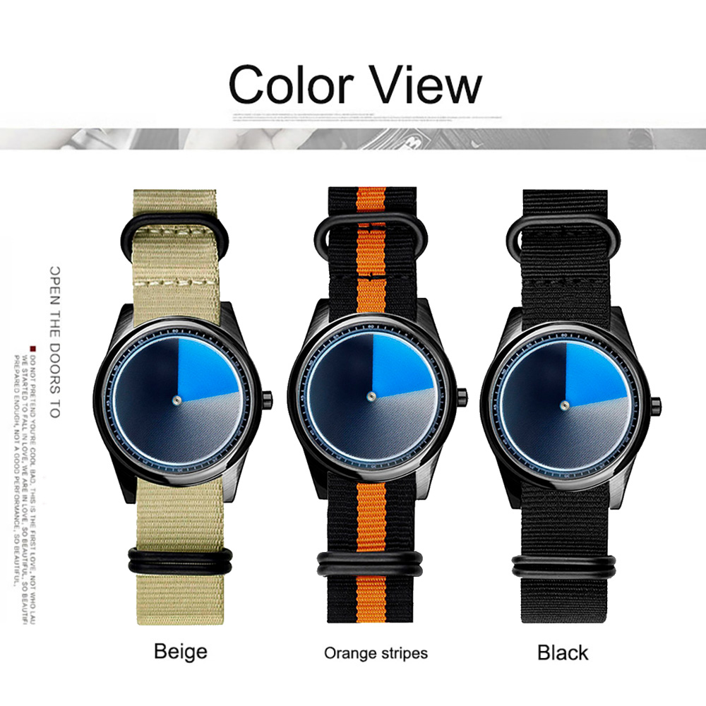 Colorful and Beautiful Fashion - Canvas Strap Watch 评论和价格