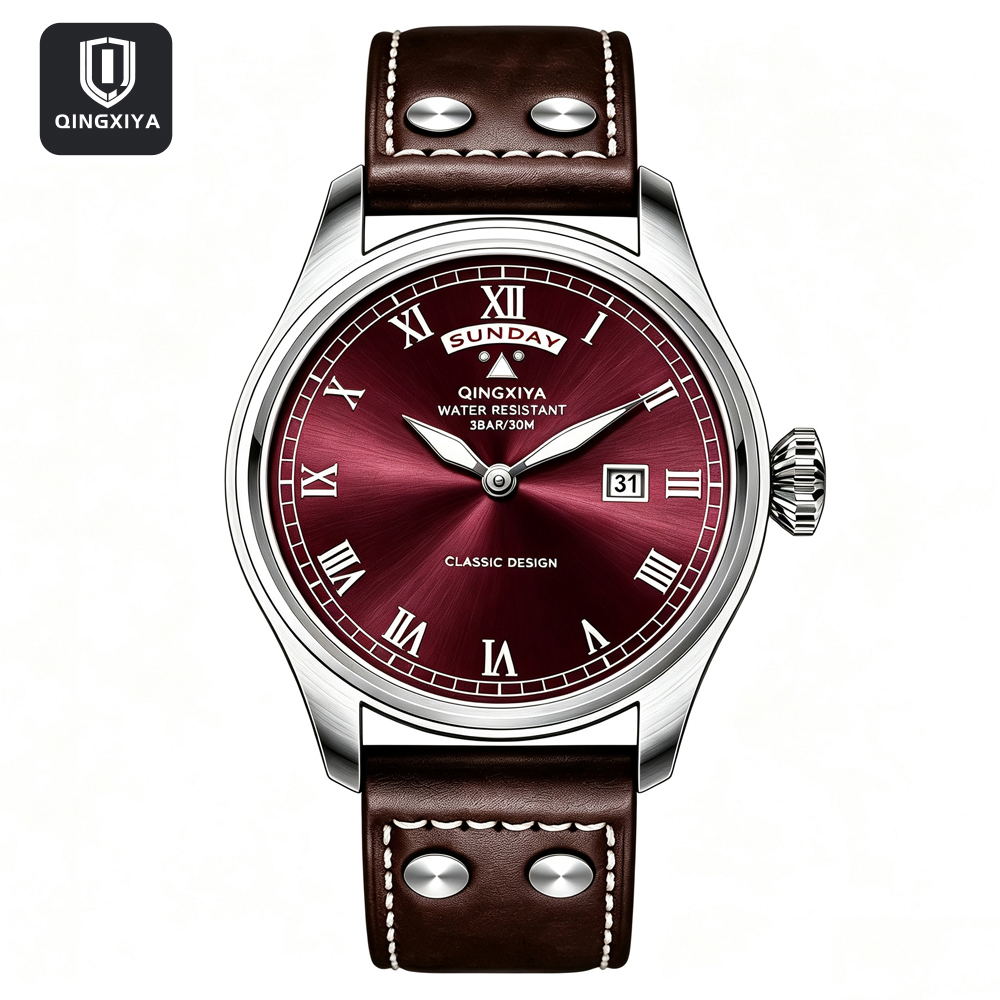2026High Quality Luxury Men Wa - Leather Watch Band Men 评论和价格