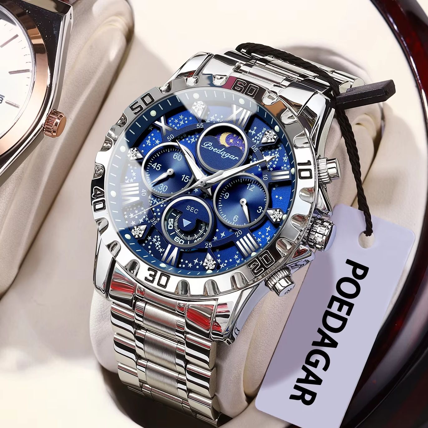 POEDAGAR Luxury Fashion Man Wa - Patek Philippe Watch Nautilus 评论和价格
