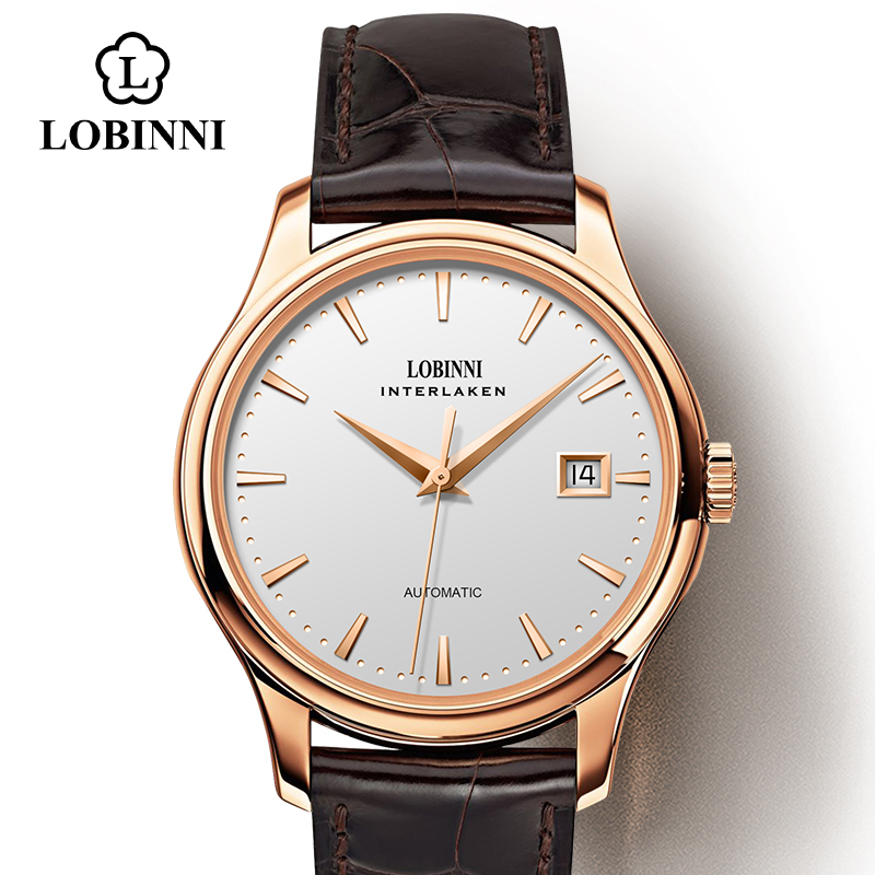 LOBINNI L12026 Men's Mechanica - Omega Watch Constellation 评论和价格