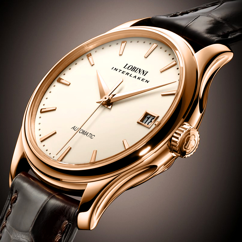 LOBINNI L12026 Men's Mechanica - Omega Watch Constellation 评论和价格