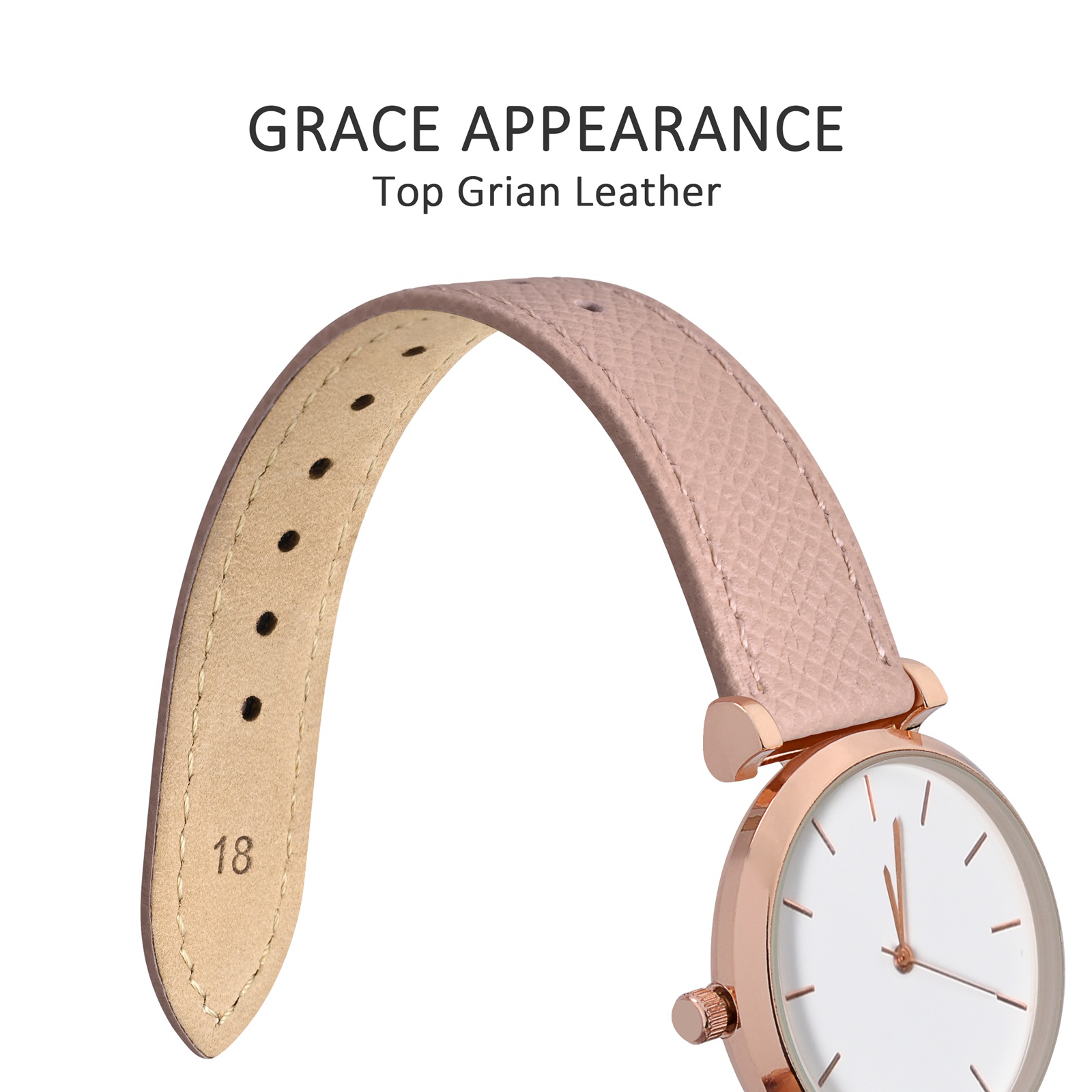 WOCCI Top Grain Leather Watch  - Leather Strap Quick Release 评论和价格