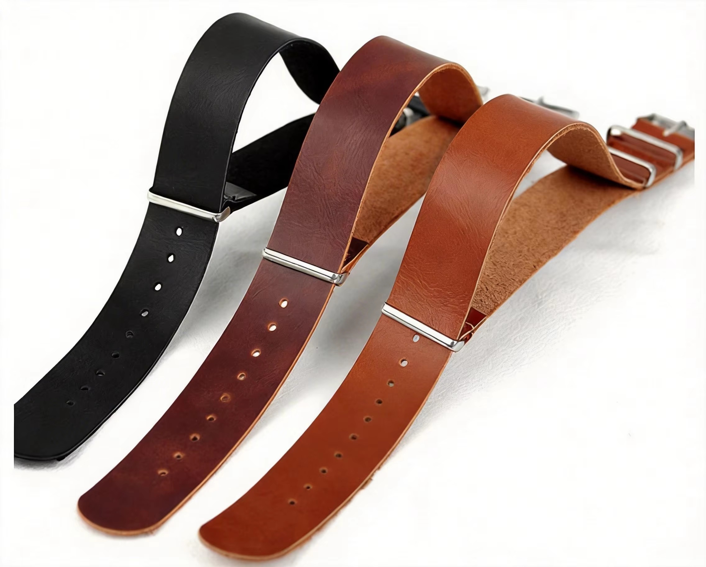 Vintage Leather Watch Band, On - Tropic Strap Vintage 评论和价格