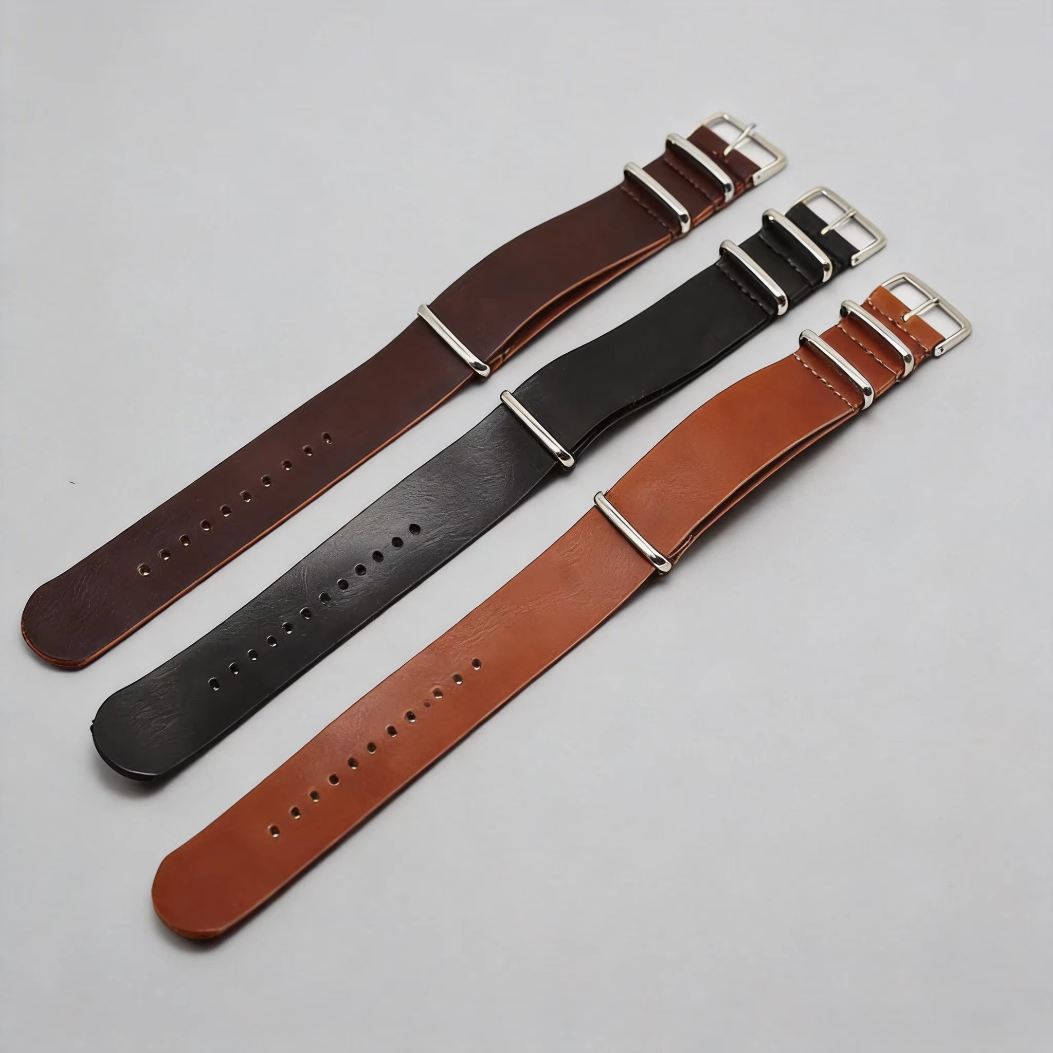 Vintage Leather Watch Band, On - Tropic Strap Vintage 评论和价格