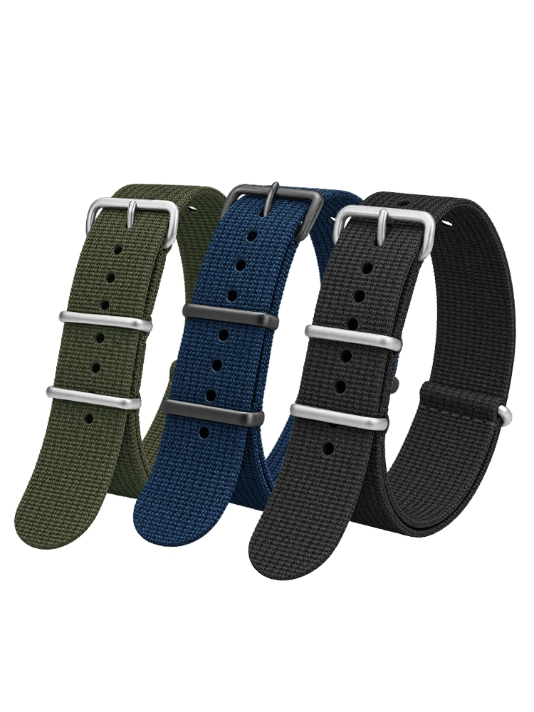 Ribbed Nylon Strap For Seiko M - Nato Strap Nylon 评论和价格