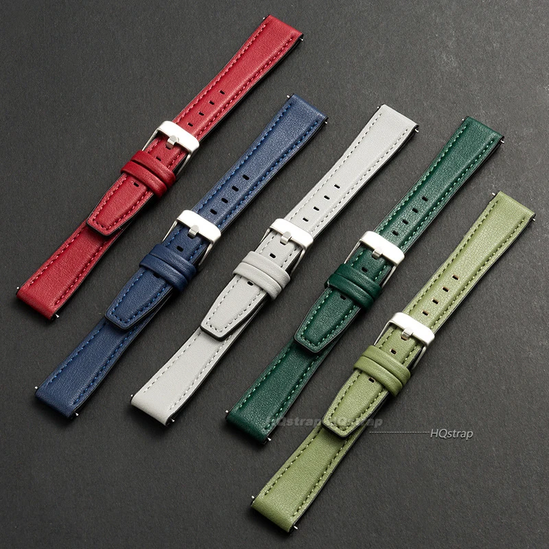 Ultra-thin Leather Watch Band  - Suede Strap Watch 评论和价格