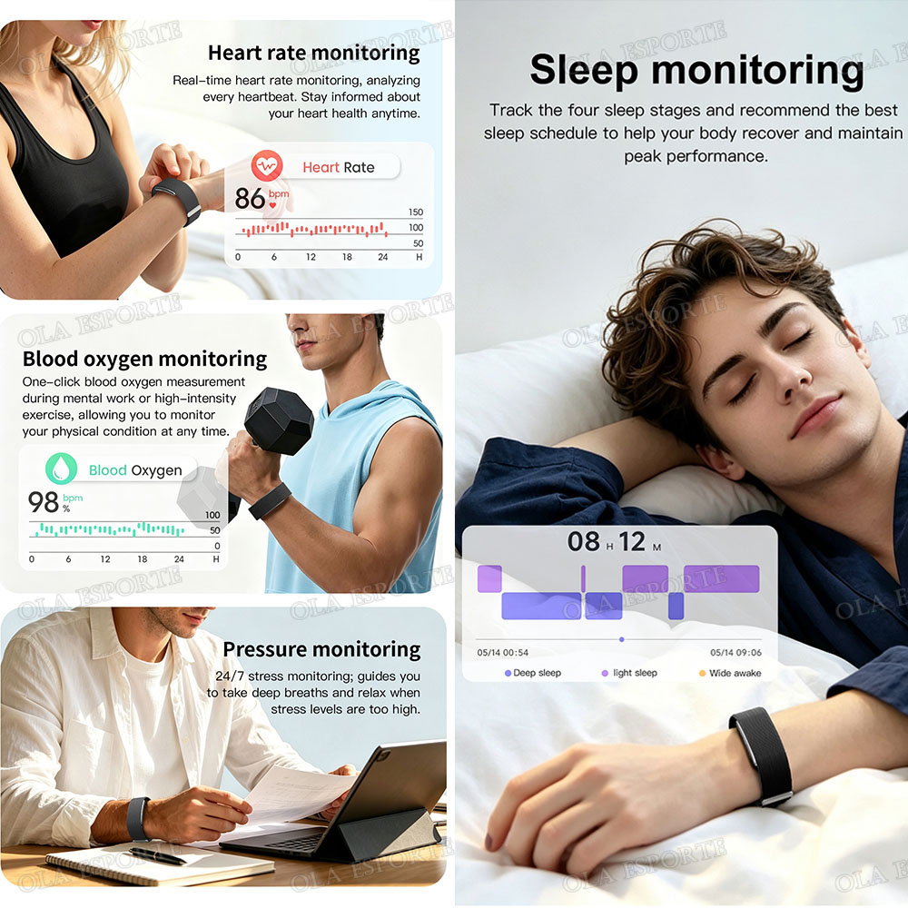 New Screenless Fitness Tracker - Canvas Strap Watch 评论和价格